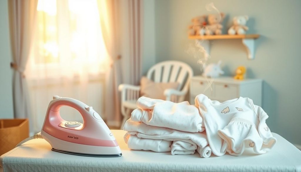 bezpieczne prasowanie ubranek niemowlęcych