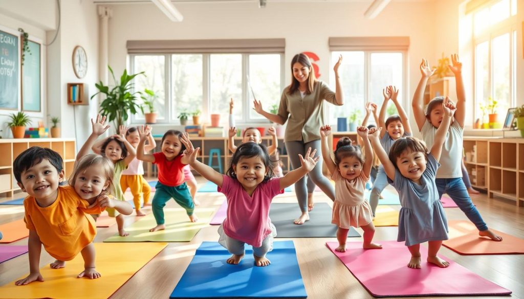 inspiracje z jogą w przedszkolu