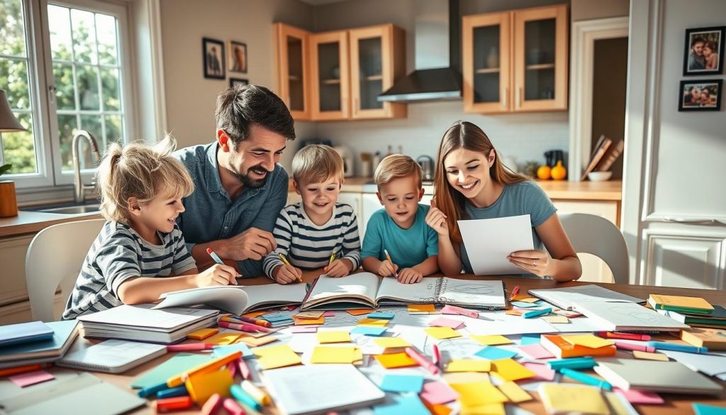 planowanie dnia z dziećmi